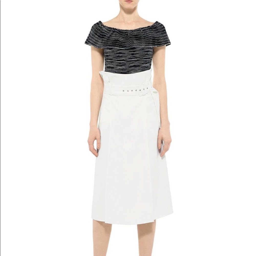 Missoni Black & White Off-Shoulder Knit Top